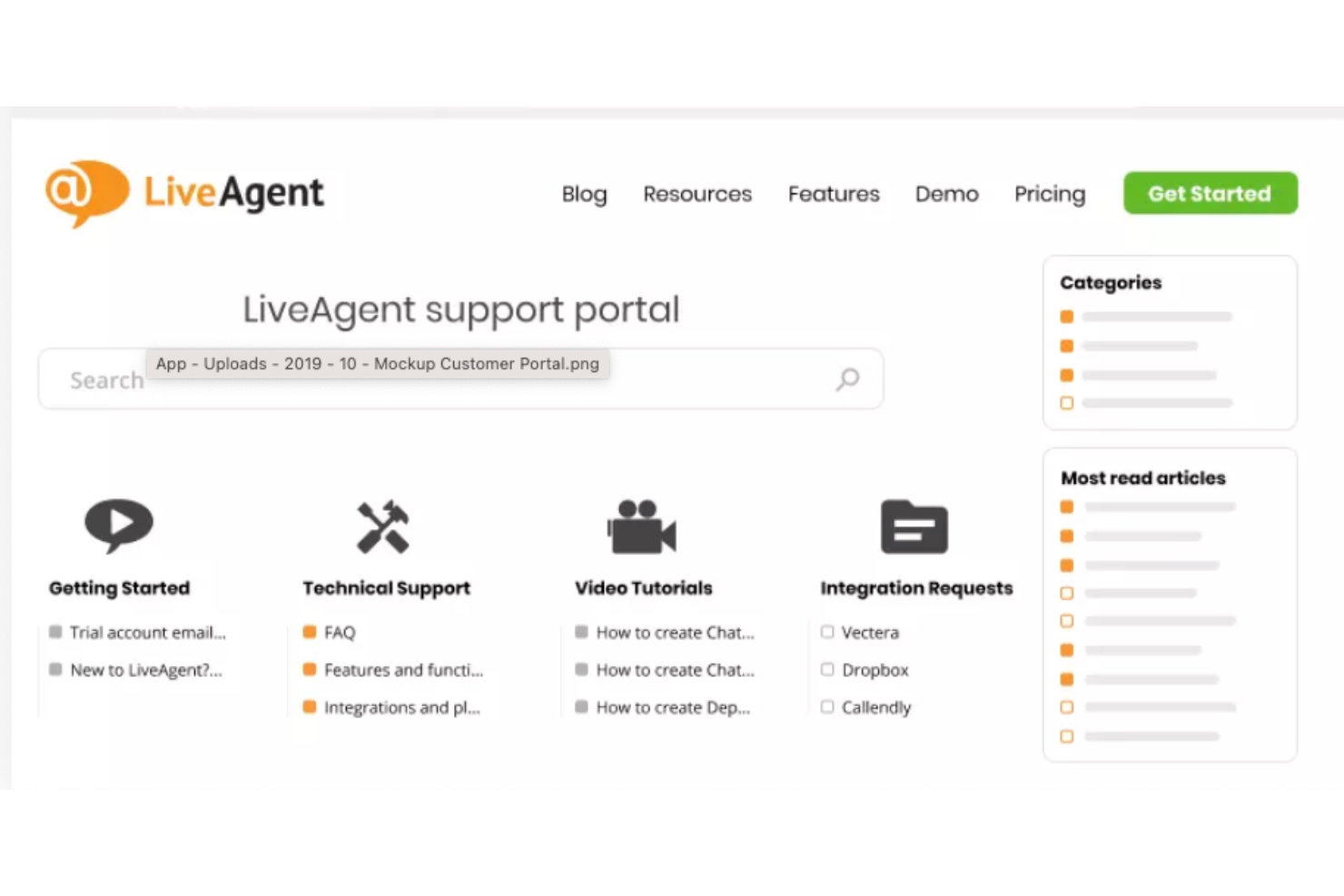 20 Best Internal Help Desk Software Of 2024 The CX Lead   Web App Library Categories Providers Screenshots 000 942 512 Pub Liveagent Screenshot 1700496641 