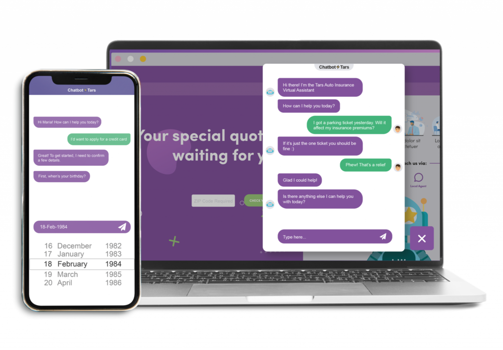 Tars screenshot - 10 Best Chatbots For Customer Service Online In 2023